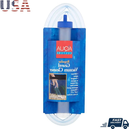 Siphon Gravel Vacuum Aquarium Debris Removal Fish Tank Maintenance