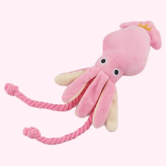 Pet Octopus Plush Rope Toy Is Bite-resistant, Fun and Interactive