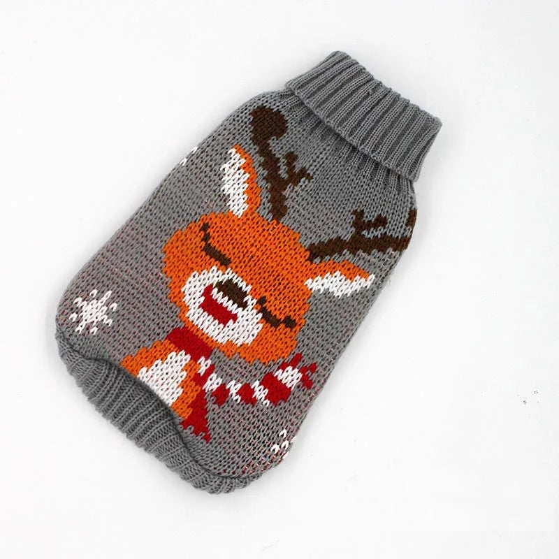 Pet Dog Sweater Winter for Small Medium Dogs Knitted Puppy Cat Chihuahua French Bulldogs Yorkie
