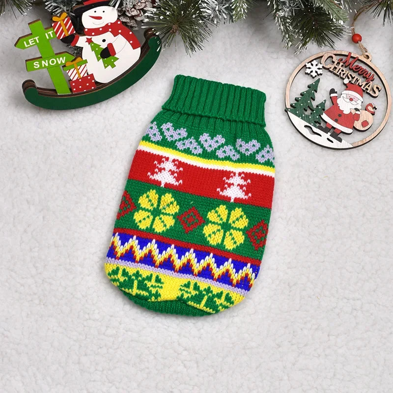 Pet Dog Sweater Winter for Small Medium Dogs Knitted Puppy Cat Chihuahua French Bulldogs Yorkie