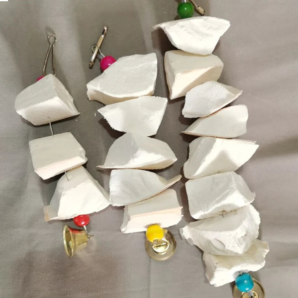 Pet Bird Food Demineralized Chewing Cuttlefish Bone Edible Crawling Pet Molar