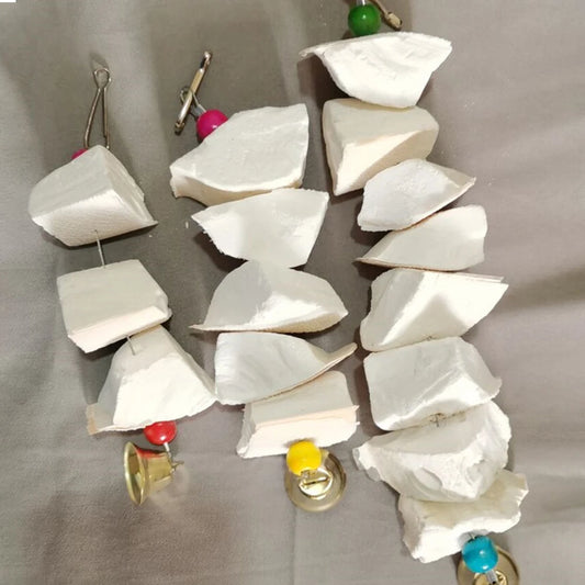 Pet Bird Food Demineralized Chewing Cuttlefish Bone Edible Crawling Pet Molar