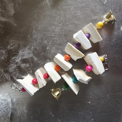 Pet Bird Food Demineralized Chewing Cuttlefish Bone Edible Crawling Pet Molar