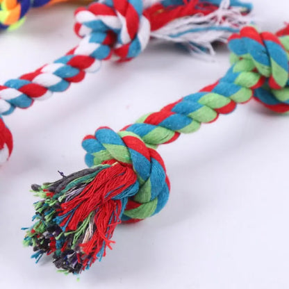 Toy Pet Molar Bite-resistant Cotton Rope Knot for Small Dog