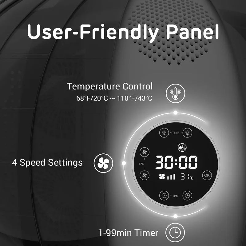 Automatic Hair Dryer Box For Cats And Small Dogs, Foldable And Large Capacity