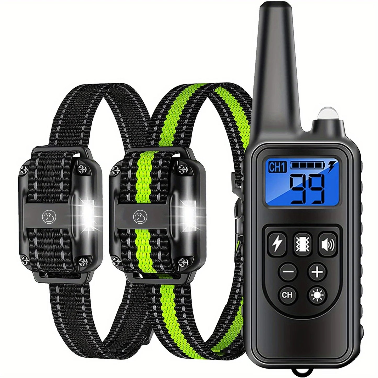 Dog Training  Shock, 3 E-Collars for Medium/Large Dogs