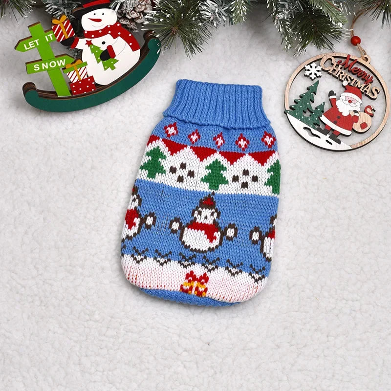 Pet Dog Sweater Winter for Small Medium Dogs Knitted Puppy Cat Chihuahua French Bulldogs Yorkie