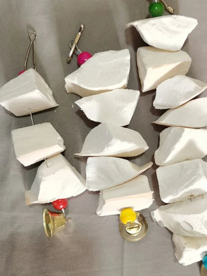 Pet Bird Food Demineralized Chewing Cuttlefish Bone Edible Crawling Pet Molar