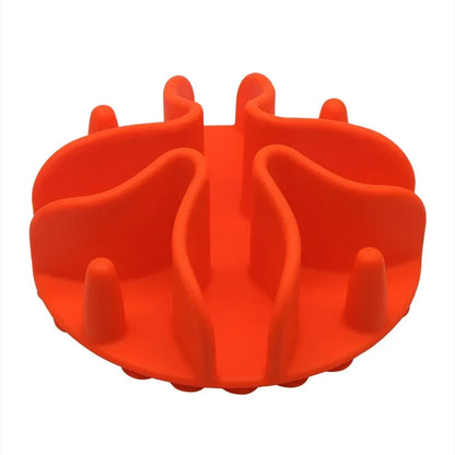 Strong Silicone Products Insert Cup Medium Large Bowl Slow Pet Spiral Dogs Suction Feeder