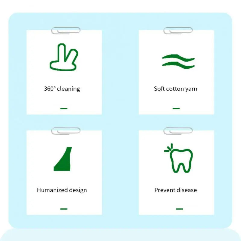 Soft Pet Fingers Cotton Brush Teeth Oral Cleaning Kitten Bad Breath Care Pet Supplies