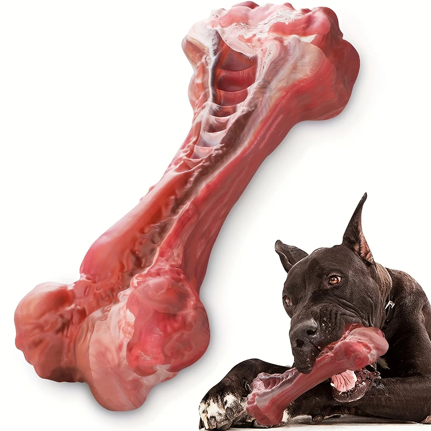 Durable chew toys for powerful chewing dogs natural rubber toys for cleaning canine teeth