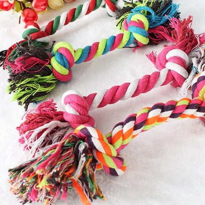 Toy Pet Molar Bite-resistant Cotton Rope Knot for Small Dog