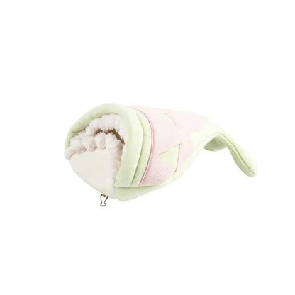 Cute Hamster Nest Guinea Pig Hammock House Plush Big Mouth Fish Shape