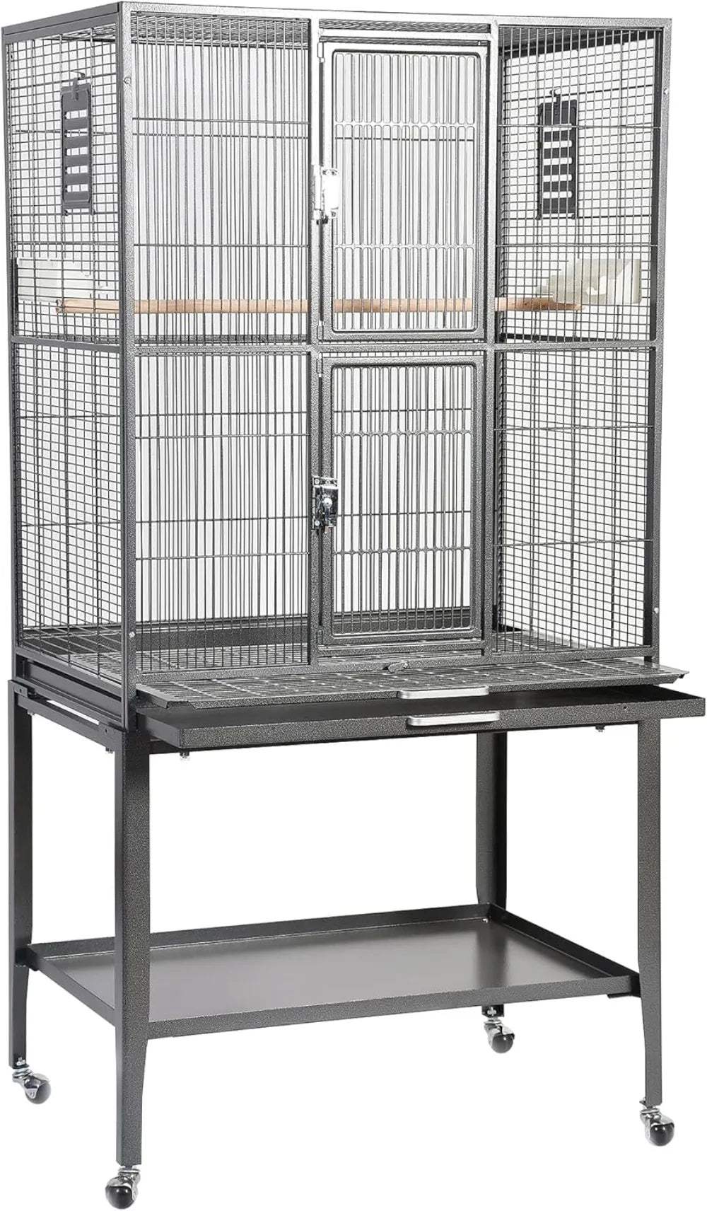 Large Spacious Durable Metal Cage - for Sugar Gliders, Chinchillas, Squirrels, Ferrets & Other Small Pets
