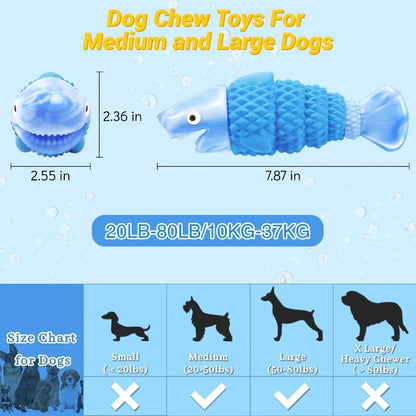 Indestructible Dog Toys for Aggressive Chewers Designed for Medium Large Breeds Squeaky