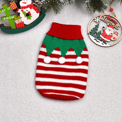 Pet Dog Sweater Winter for Small Medium Dogs Knitted Puppy Cat Chihuahua French Bulldogs Yorkie