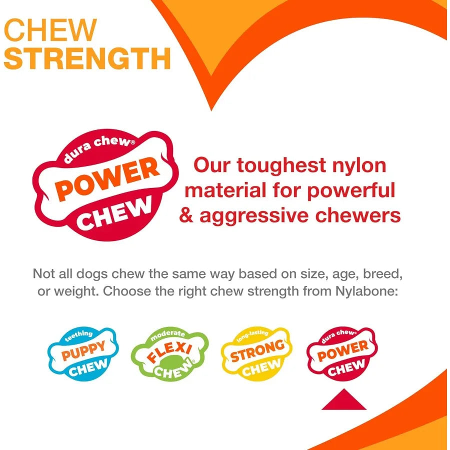 Chew Toy Designed for Aggressive Chewers Ideal for Large Dogs Up to 50 lbs Features Bacon and Cheese Fla
