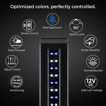 LED Saltwater Reef Marine Aquarium Light  Wave Pump Control