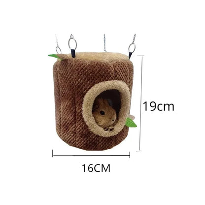 Mole Tunnel Hanging Bed Hamster Nest Pet Cage Household Supplies