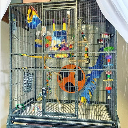 Large Spacious Durable Metal Cage - for Sugar Gliders, Chinchillas, Squirrels, Ferrets & Other Small Pets