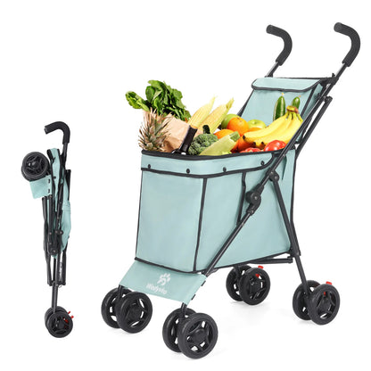 Multifunctional Cart Folding Portable Durable Lightweight Market Purchase Pet Stroller