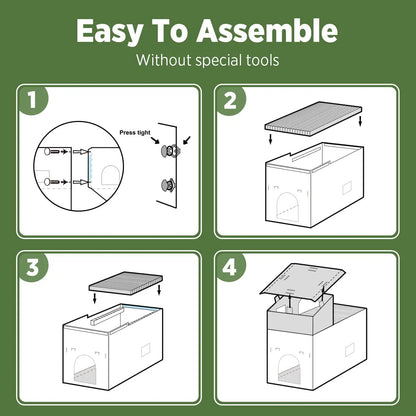 Indoor House with Scratchers, Coffee Shop, Large Sturdy Cat Furniture Condo Cave Tent