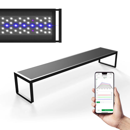 Auto Aquarium LED Light Custom Sunrise/Sunset Colors in Manual