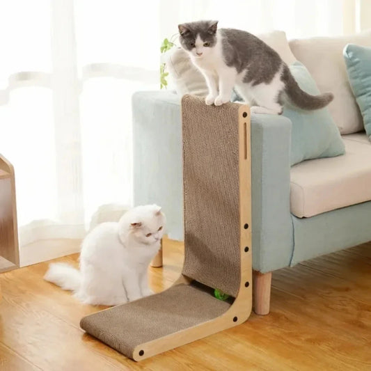L Shape Cat Scratcher, for Indoor Cats, Protecting Furniture