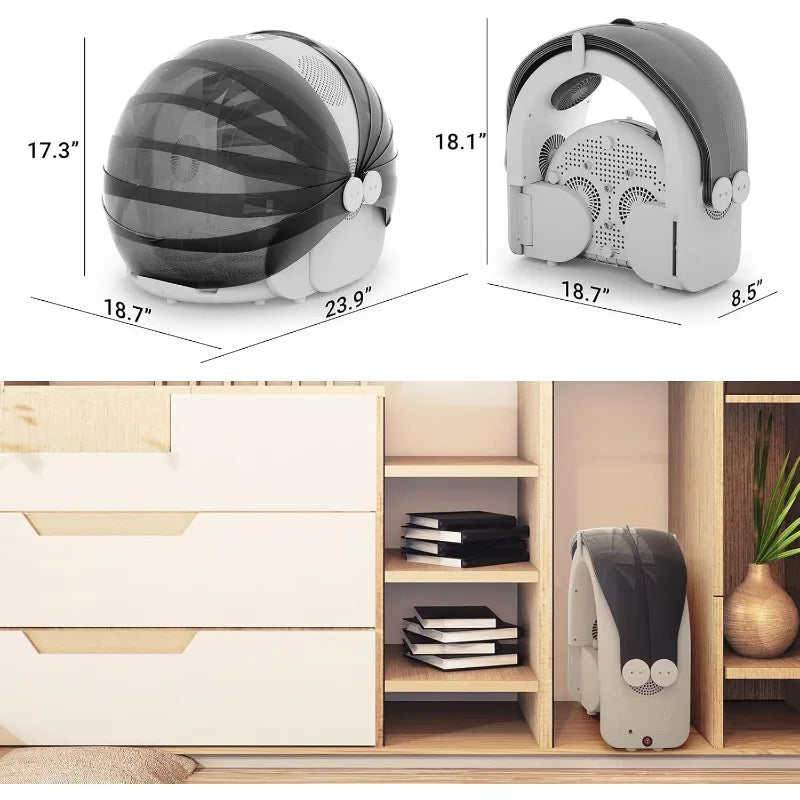 Automatic Hair Dryer Box For Cats And Small Dogs, Foldable And Large Capacity
